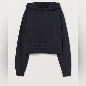 H&M Basic Crop Hoodie